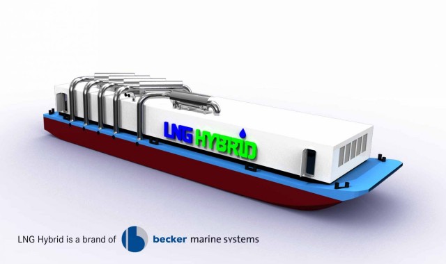 Relief for the environment: LNG Hybrid Barge