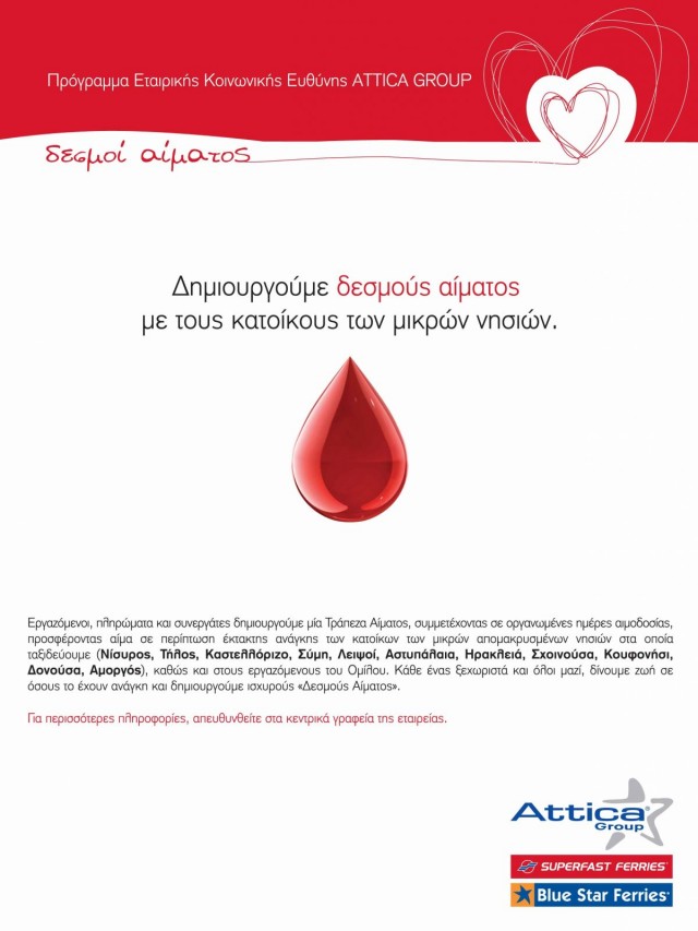 H 7η Εθελοντική Αιμοδοσία της ATTICA GROUP
