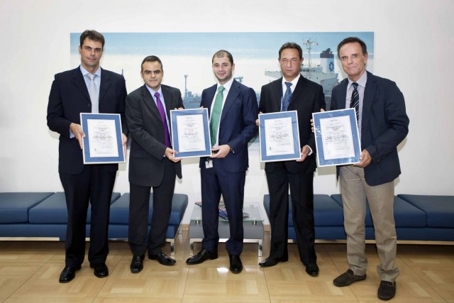 Aegean Shipping Management certified against 4 standards by LRQA