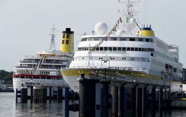 MS Deutschland at Baltic Sea Wharf in Kiel