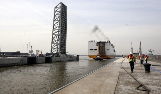 Kieldrechtsluis lock inauguration day