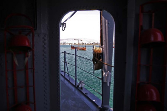 Η Τριήρης ΟΛΥΜΠΙΑΣ σήμερα στο Τροκαντερό Η Τριήρης ΟΛΥΜΠΙΑΣ σήμερα στο Τροκαντερό