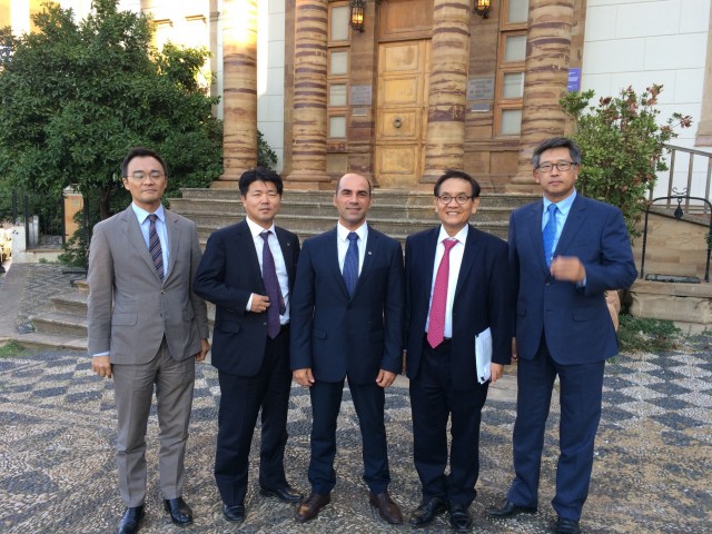 O Πρέσβης της Δημοκρατίας της Κορέας επισκέφτηκε το Πανεπιστήμιο Αιγαίου στη Χίο