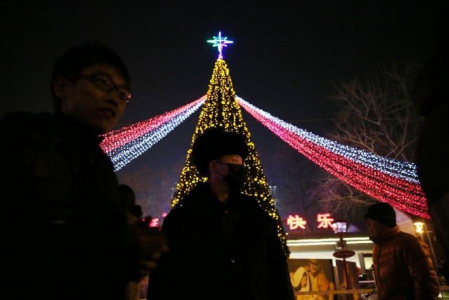 Christmas Eve mass in Beijing