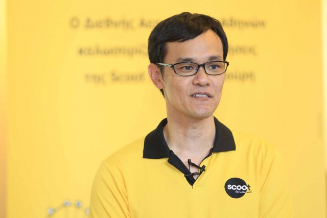 Ο κος Lee Lik Hsin, CEO της Scoot στην Αθήνα