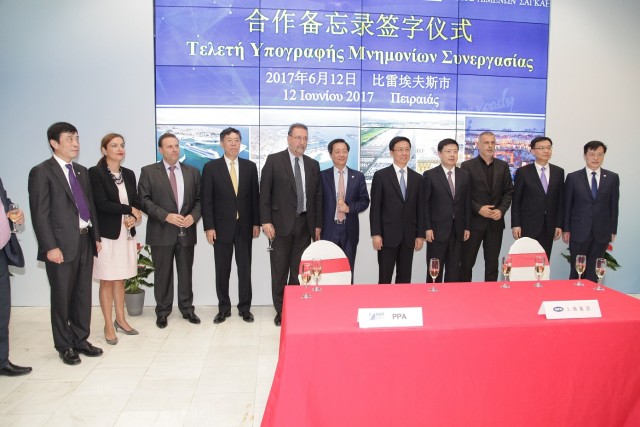 Συνεργασία ΟΛΠ με Shanghai International Port Group