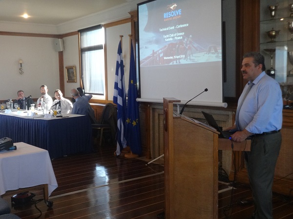 Πραγματοποιήθηκε η τεχνικού ενδιαφέροντος εκδήλωση της Resolve Marine Group στο Ναυτικό Όμιλο Ελλάδος