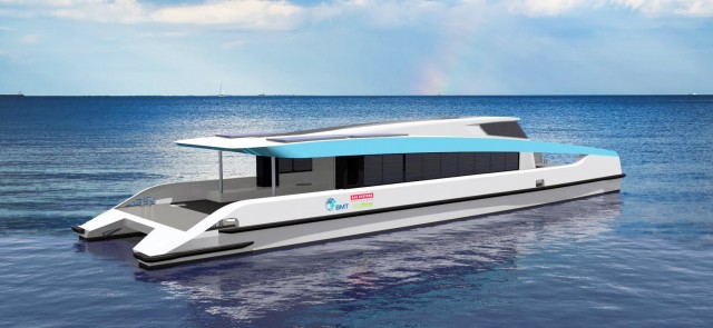 H BMT παρουσιάζει ένα νέο σχεδιασμό υβριδικού «Eco Ferry»