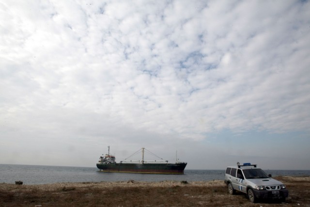 Προσάραξη φορτηγού πλοίου στη Λευκάδα
