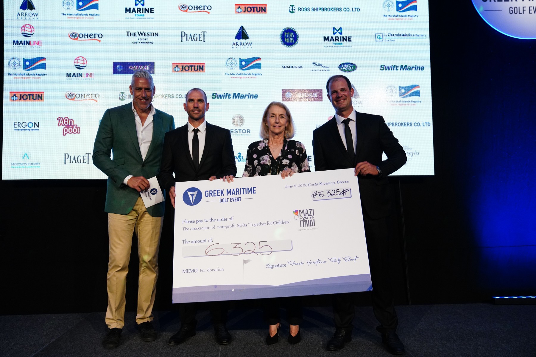 4_Greek Maritime Golf Event_Joe Arlauckas-Thanos Karantzias-Alexandra Martinou-Panagiotis Karantzias_by Charis Akriviadis