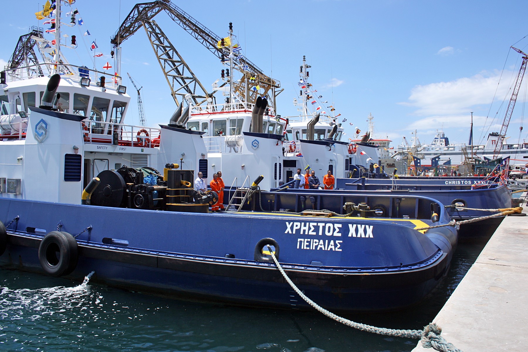 3 νεότευκτα ελληνικά ρυμουλκά από την Spanopoulos Group