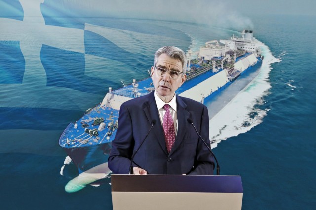 Τζέφρι Πάιατ: Η Ελλάδα οδηγεί την κούρσα της απεξάρτησης από το ρωσικό φυσικό αέριο
