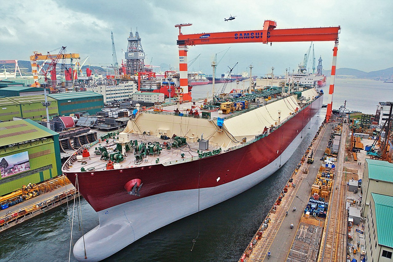 LNG Νότια Κορέα ναυπηγεία