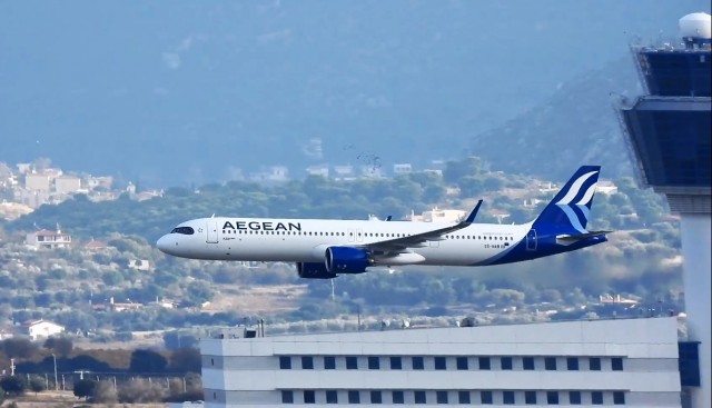 H Aegean Αirlines παραλαμβάνει ακόμα ένα υπερσύγχρονο Α321Neo