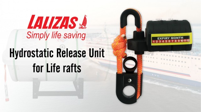 Lalizas: Νέος Υδροστατικός Μηχανισμός (HRU) για Life rafts