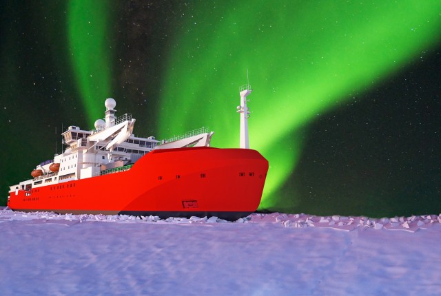 Πρόσω ολοταχώς για το πρώτο ιαπωνικό ερευνητικό παγοθραυστικό πλοίο στην Αρκτική