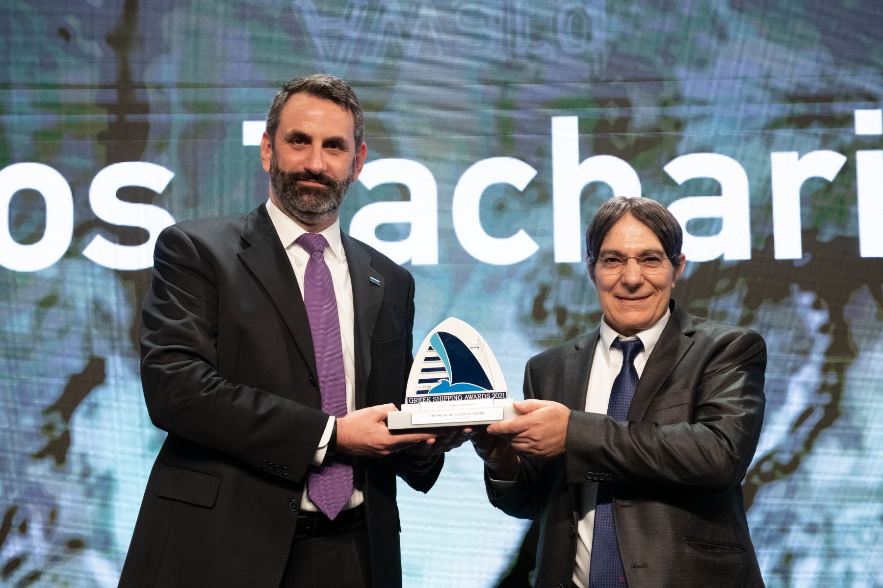 Στον Πάνο Ζαχαριάδη, τεχνικό διευθυντή της Atlantic Bulk Carriers, απονεμήθηκε το Βραβείο Τεχνολογικού Επιτεύγματος