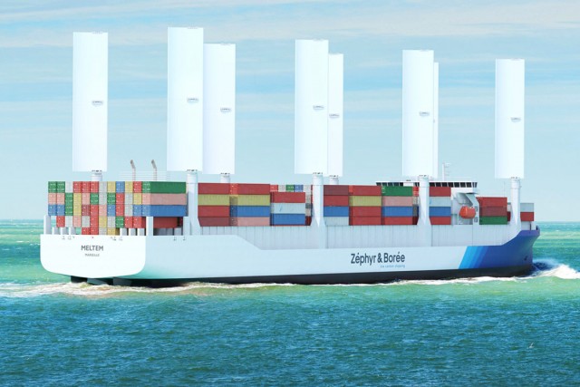 Η αιολική ενέργεια, το μέλλον για την πρόωση των containerships;