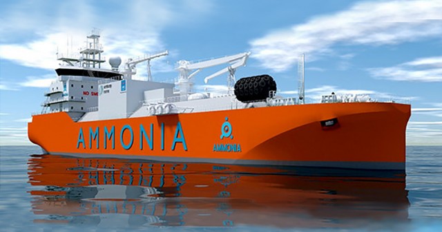 Η MOL σχεδιάζει ένα πλοίο εφοδιασμού καυσίμου αμμωνίας