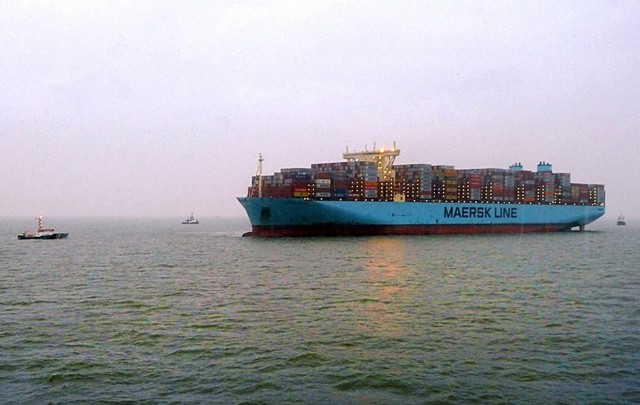 Προσάραξη γιγαντιαίου πλοίου της Maersk στα ανοικτά της Γερμανίας
