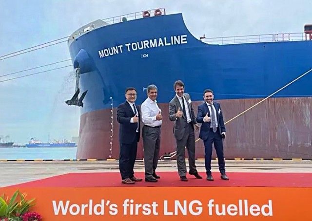 Το πρώτο Newcastlemax κατανάλωσης LNG ολοκλήρωσε το παρθενικό του ταξίδι