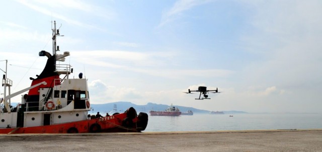 Drones στις υπηρεσίες του λιμένα Ελευσίνας
