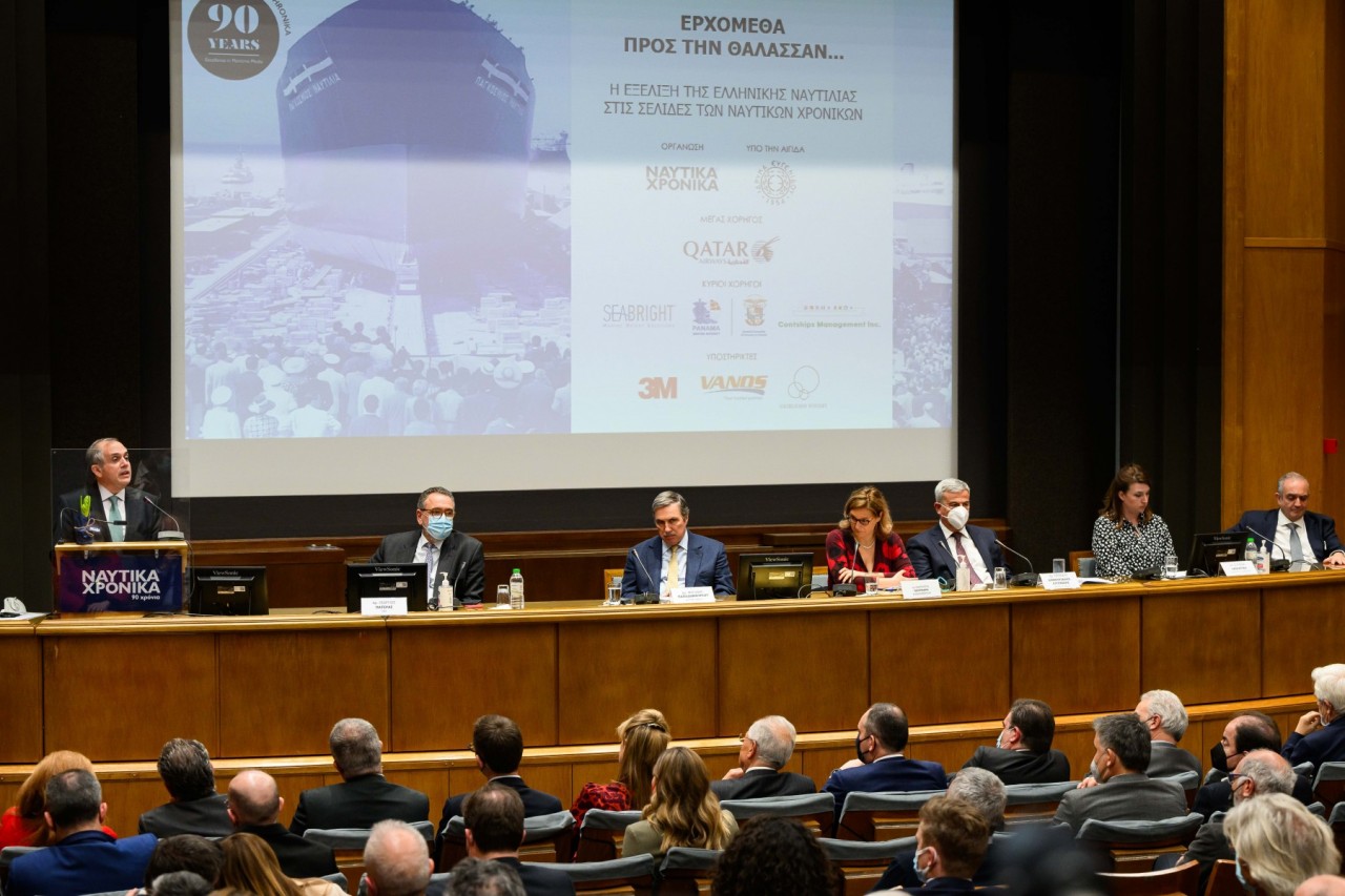 O Γραμματέας Δ.Σ. της Ενώσεως Ελλήνων Εφοπλιστών κ. Δημήτριος Φαφαλιός