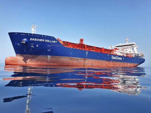 Ο πρώτος παγκοσμίως εφοδιασμός πλοίου μεταφοράς αιθυλενίου με βιοκαύσιμο 