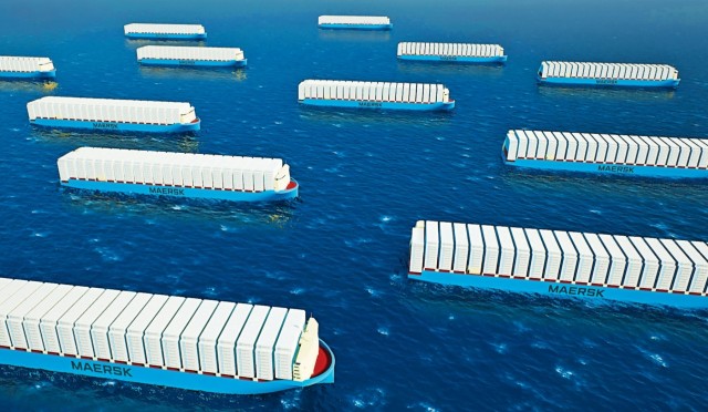 Maersk: 25% του μεταφορικού έργου με πράσινα καύσιμα