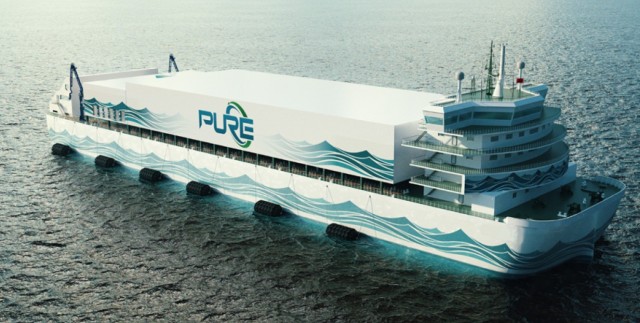 Καινοτόμος σχεδιασμός πλοίου μεταφοράς πράσινων καυσίμων
