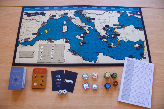 SeaLiT: Ένα εκπαιδευτικό επιτραπέζιο παιχνίδι για τη μεσογειακή ναυτιλία του 19ου αιώνα