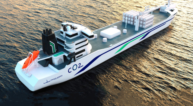 Προηγμένος σχεδιασμός πλοίου μεταφοράς CO₂