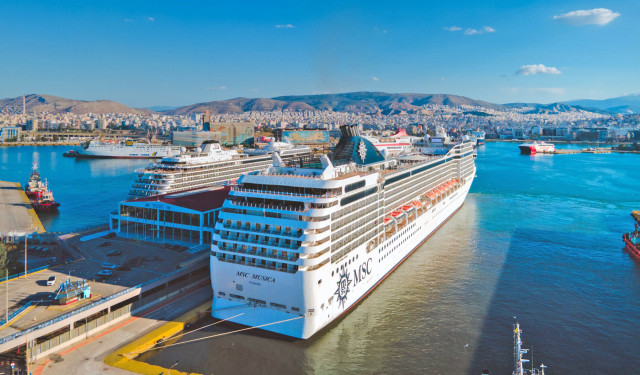 MSC Cruises: Ψήφος εμπιστοσύνης στο λιμάνι του Πειραιά