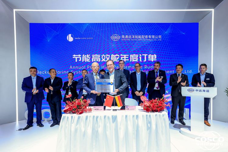 Becker Marine Systems presents Manufacturer Quality Award Ναυτικά Χρονικά