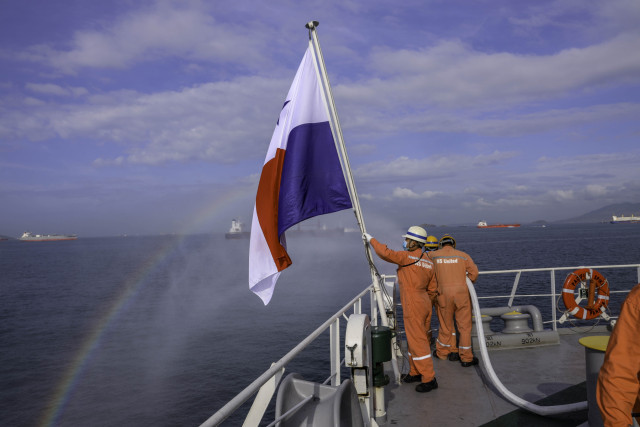 The panamanian flag is flying on 16% of the world’s ships fleet
