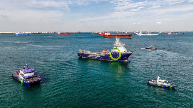 Ο πρώτος ανεφοδιασμός πλοίου με αμμωνία στη Σιγκαπούρη