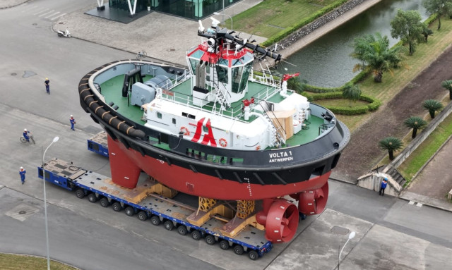 Damen electric tug ηλεκτρικη φορτηγιδα Αμβερσα 2